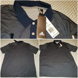 Men's Adidas Heat RDY Golf Polo Shirt Collegiate Navy Size 2XL NWT'S $75!
